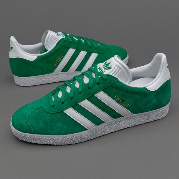 Adidas Gazelle Grün White Gold Billig