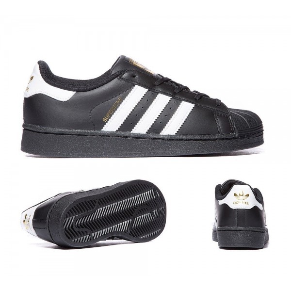 Adidas Originals Säuglingssuperstar-Trainer Schwa...