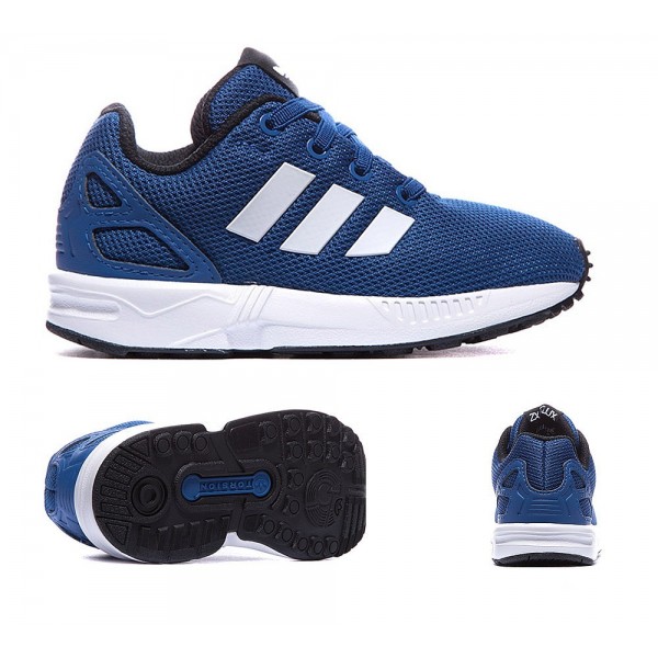 Adidas Originals Nursery ZX Flux-Trainer-Blau und ...
