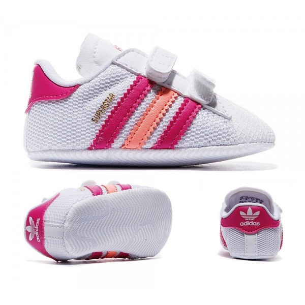 Adidas Originals Krippe Superstar Sneaker Weiß un...