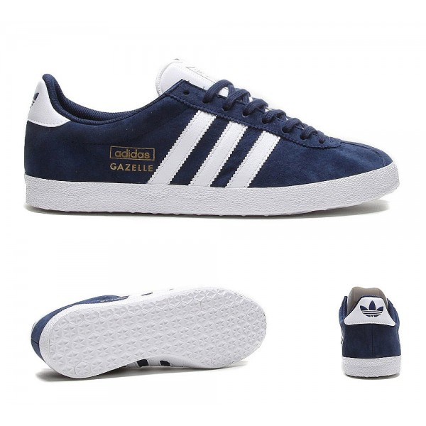 Adidas Originals Gazelle OG Trainer Indigo Weiß u...