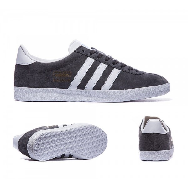 Adidas Originals Gazelle OG Trainer Fest Grau und ...