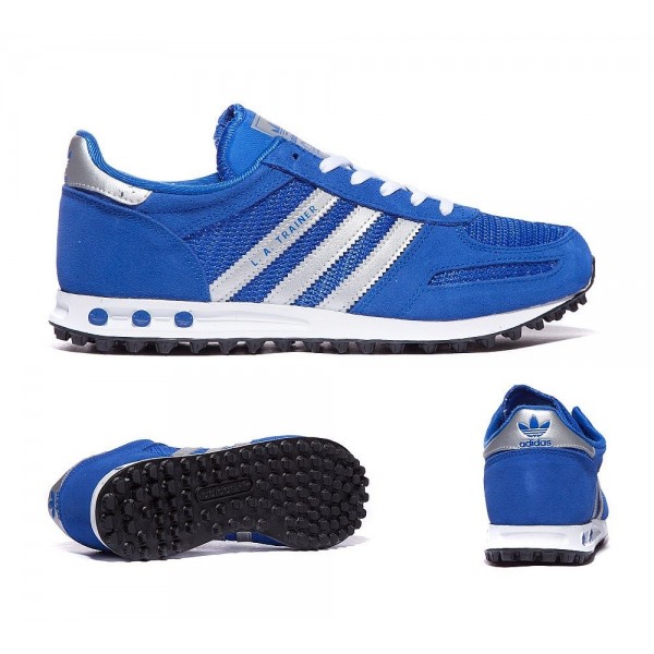 Adidas Originals Junior LA Trainer Royal Blue Outl...