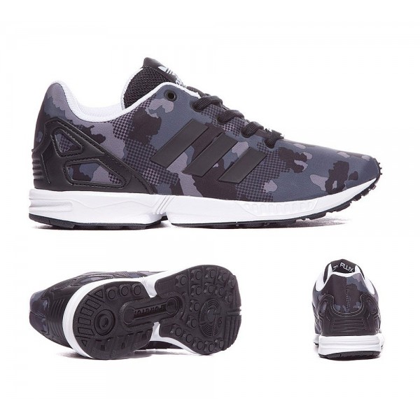 Adidas Originals Infant ZX Flux Print Sneaker Schw...