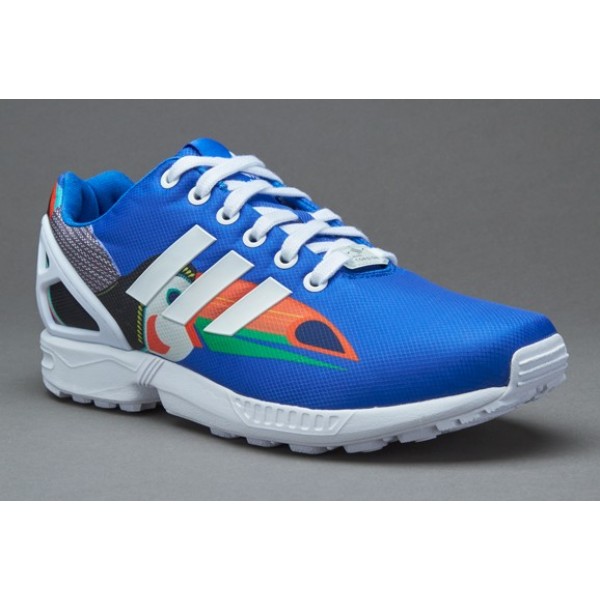 Adidas Damen ZX Flux Damenschuhe Lab Blau Weiß Bl...