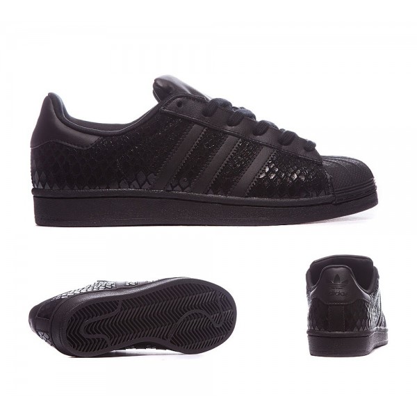 Adidas Originals Damen Superstar Croc Sneaker Schw...