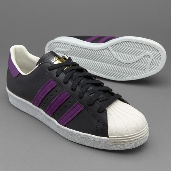 Adidas Superstar 80S Gum Sohle Kern Schwarz Weiß ...