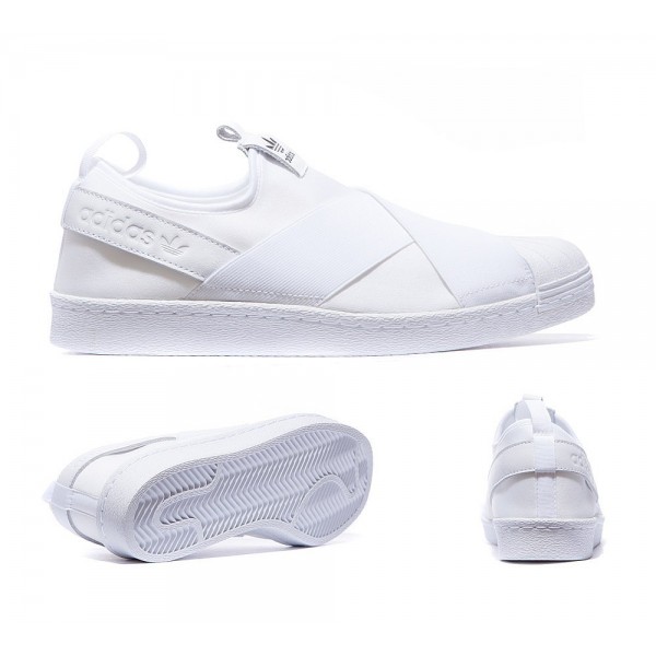 Adidas Originals Superstar Slip-on-Sneaker Flat Wh...