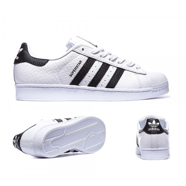Adidas Originals Superstar Tiertrainer Weiß und S...