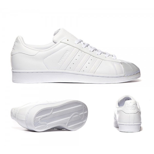 Adidas Originals Superstar Glossy Toe Sneaker Wei�...